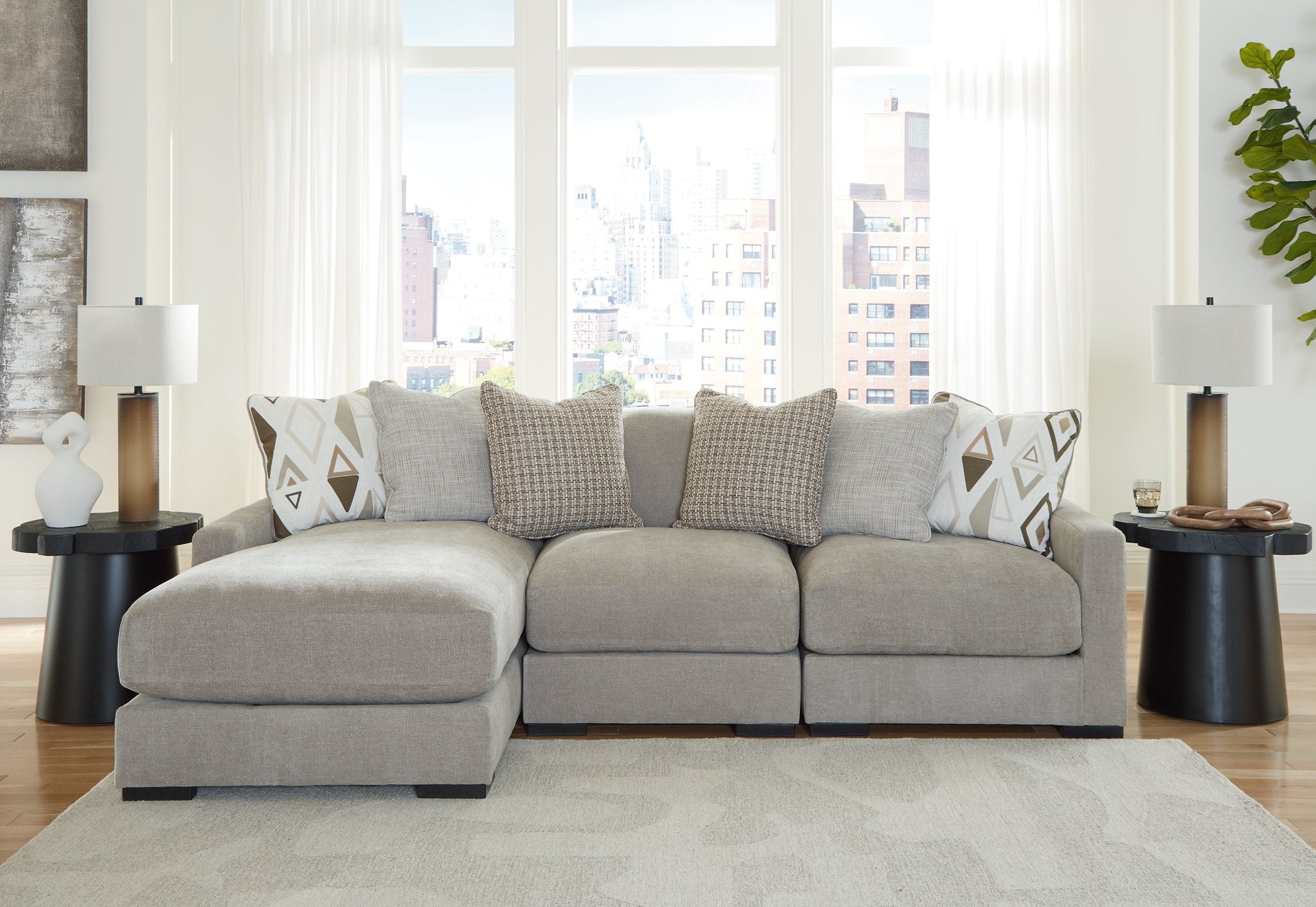 Aslan Court Sofa Sectional with Chaise