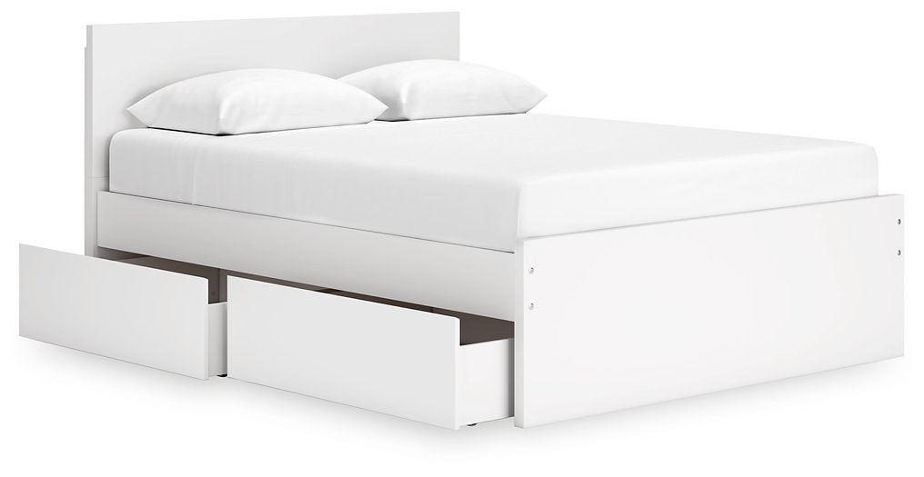 Onita Panel Bed with 1 Side Storage