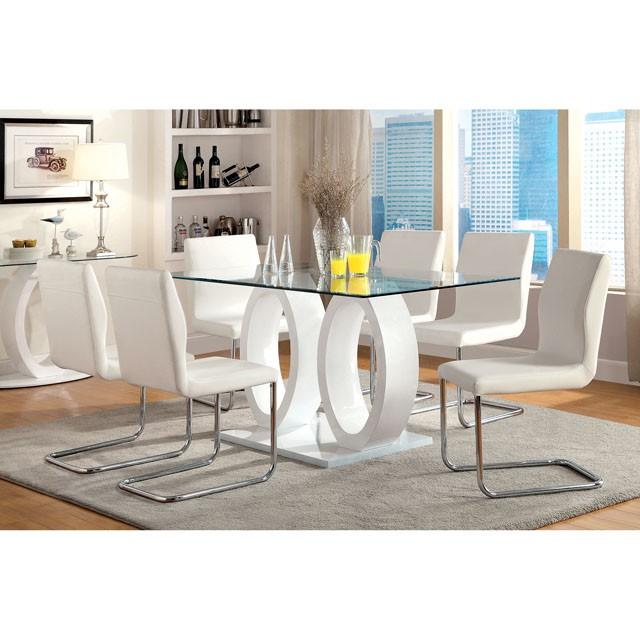 LODIA I White Dining Table