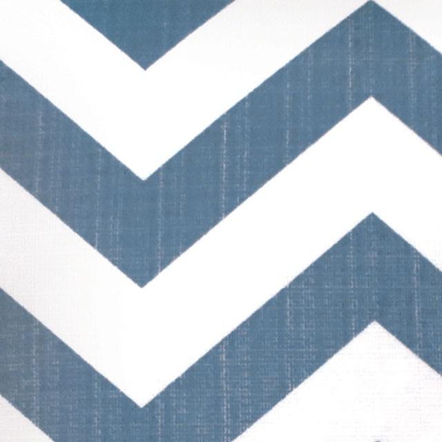 ZOE 18" X 18" Pillow, Blue Chevron (2/CTN)