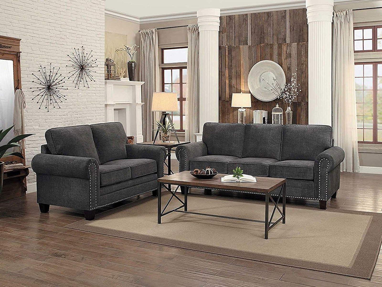 Cornelia Sofa in Dark Gray 8216DG-3