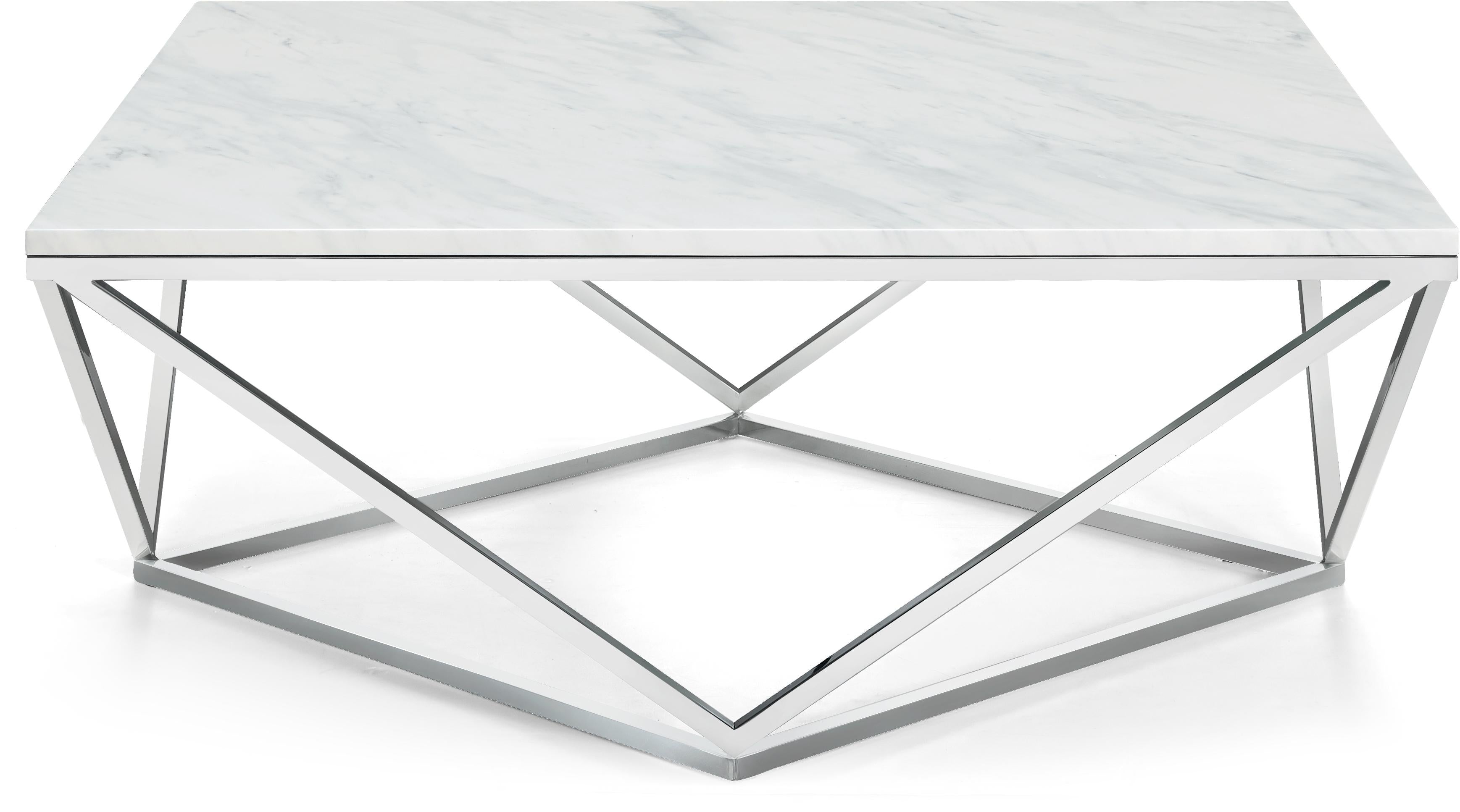 Skyler Chrome Coffee Table