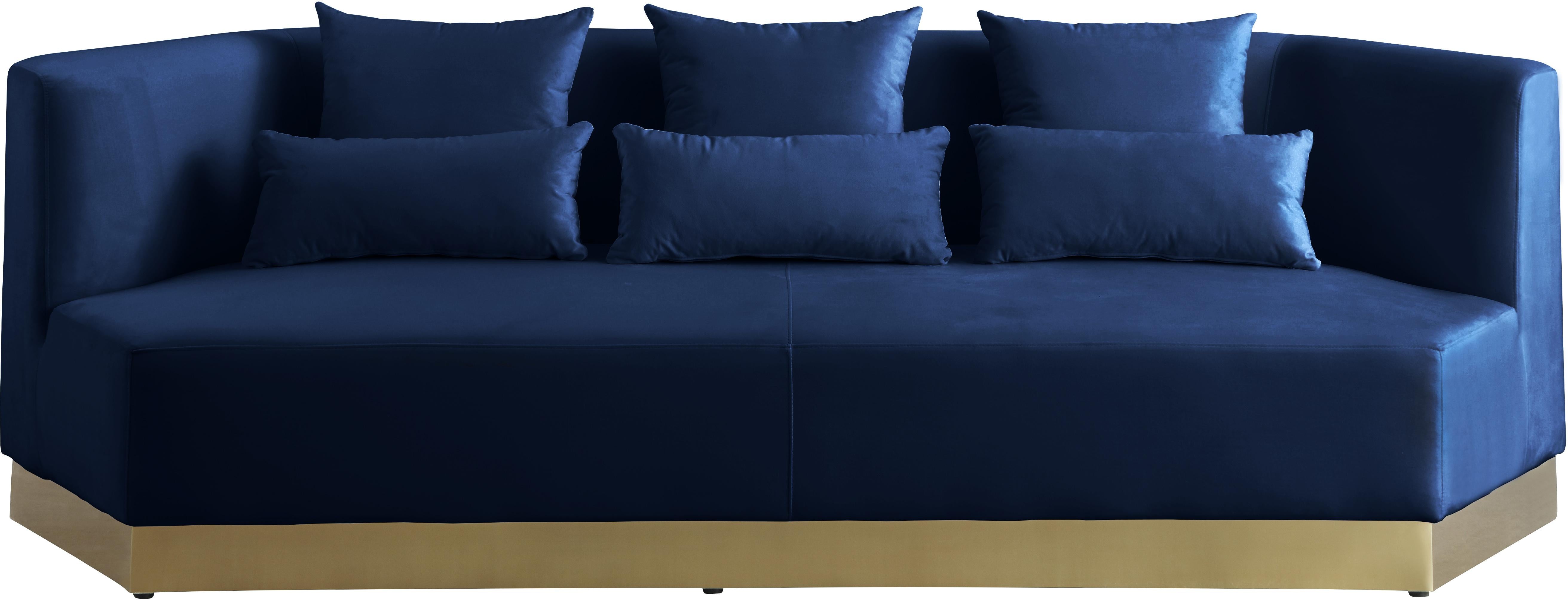 Marquis Navy Velvet Sofa