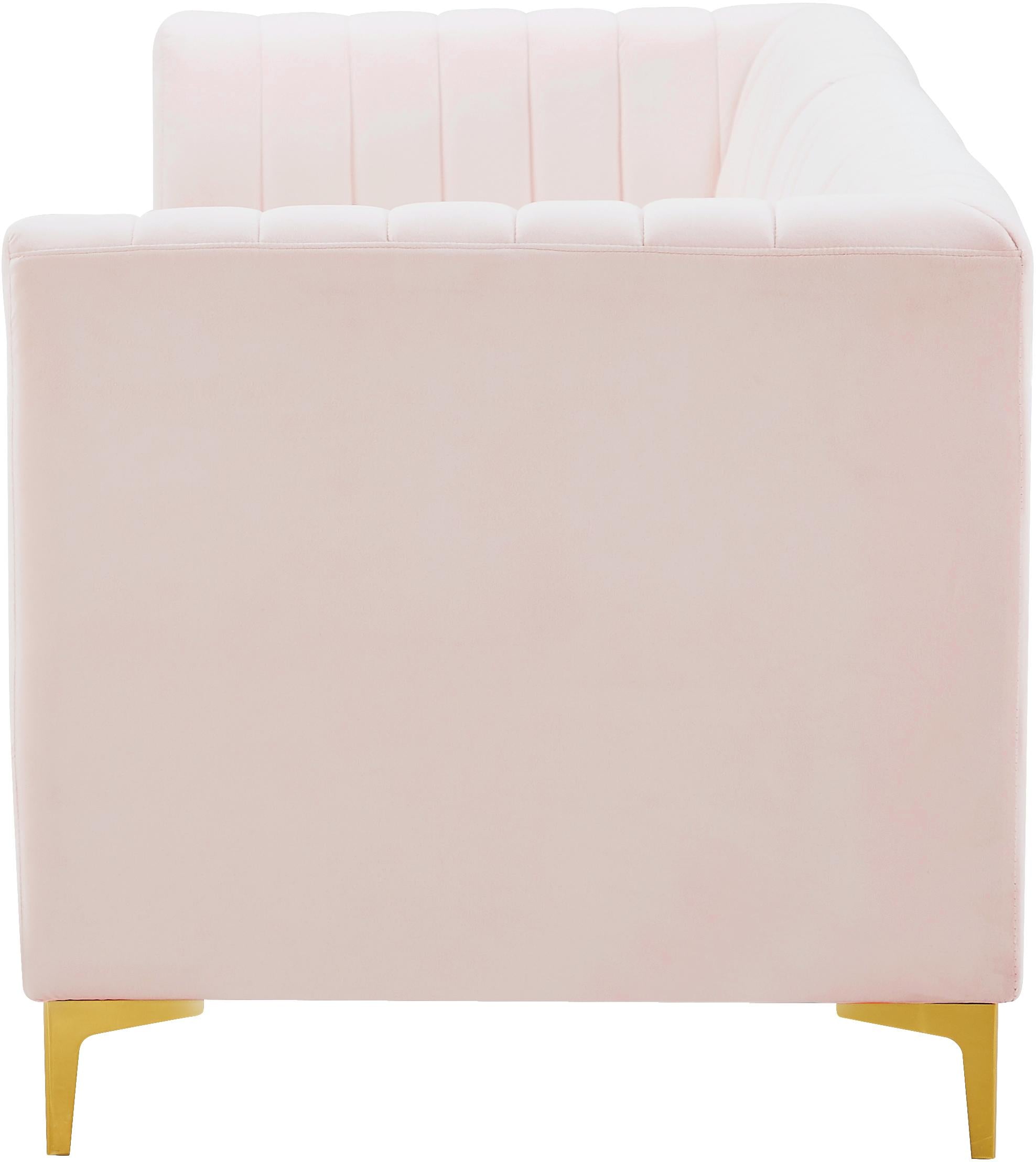 Alina Pink Velvet Modular Sectional