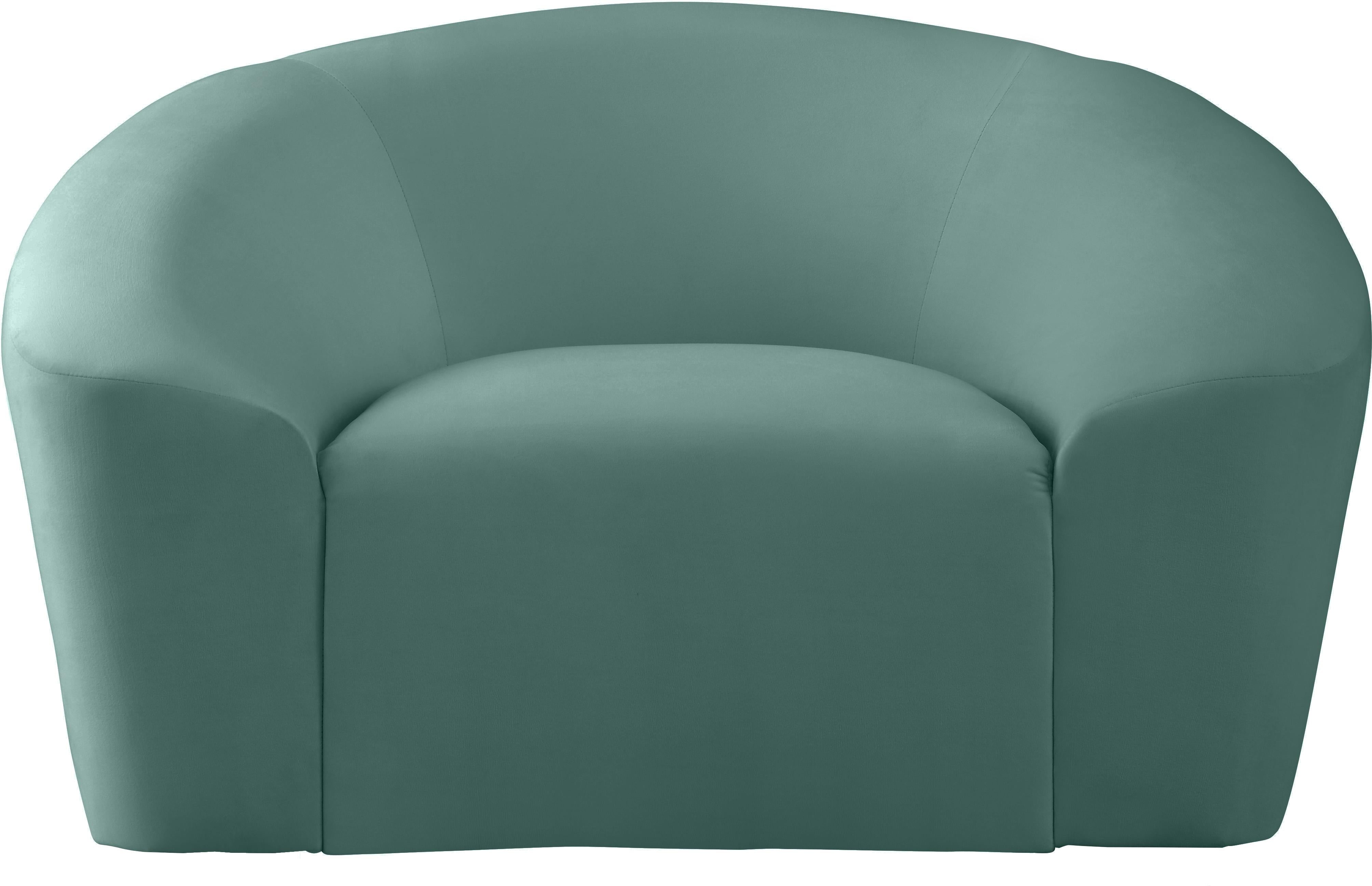 Riley Mint Velvet Chair