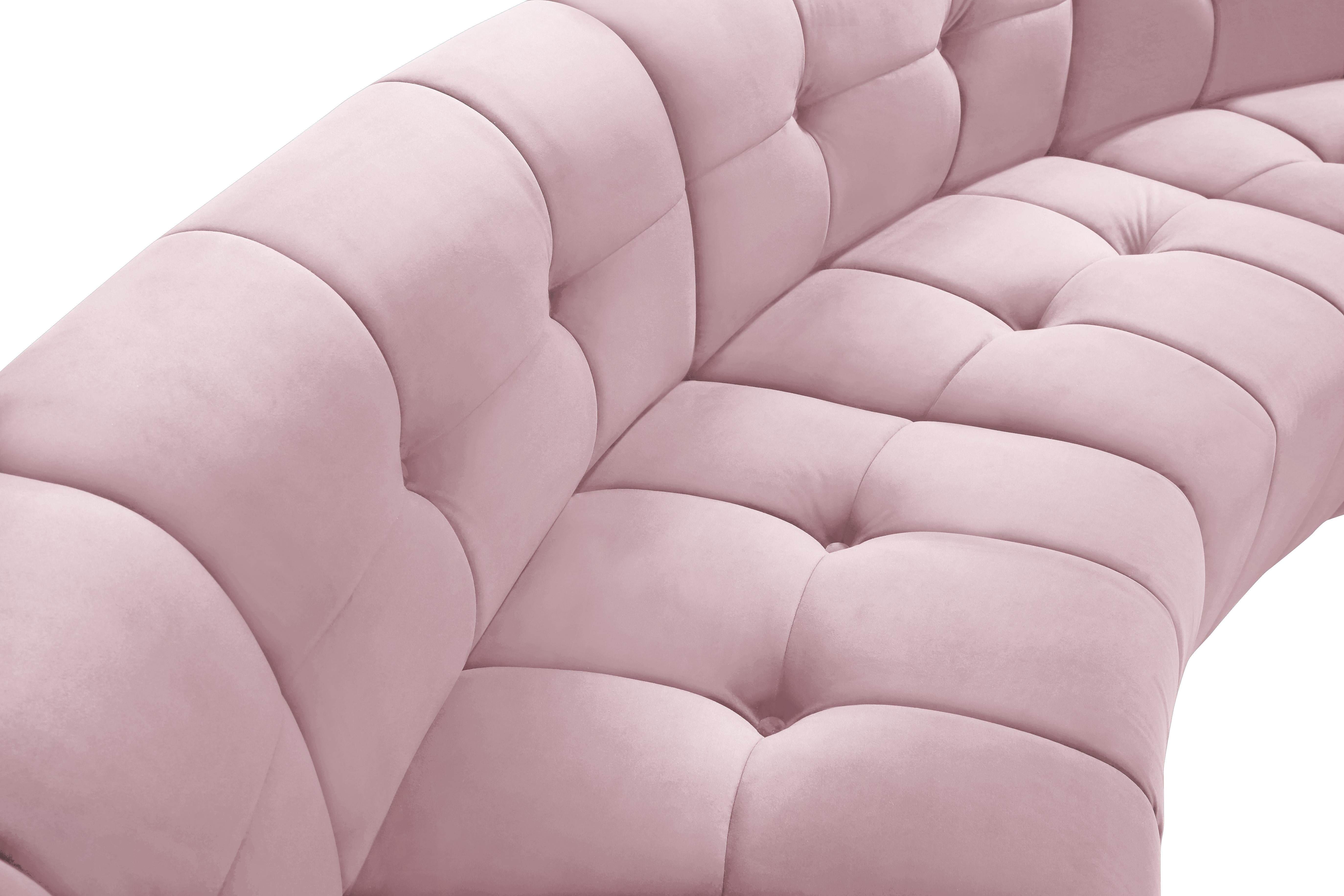 Limitless Pink Velvet 15pc. Modular Sectional