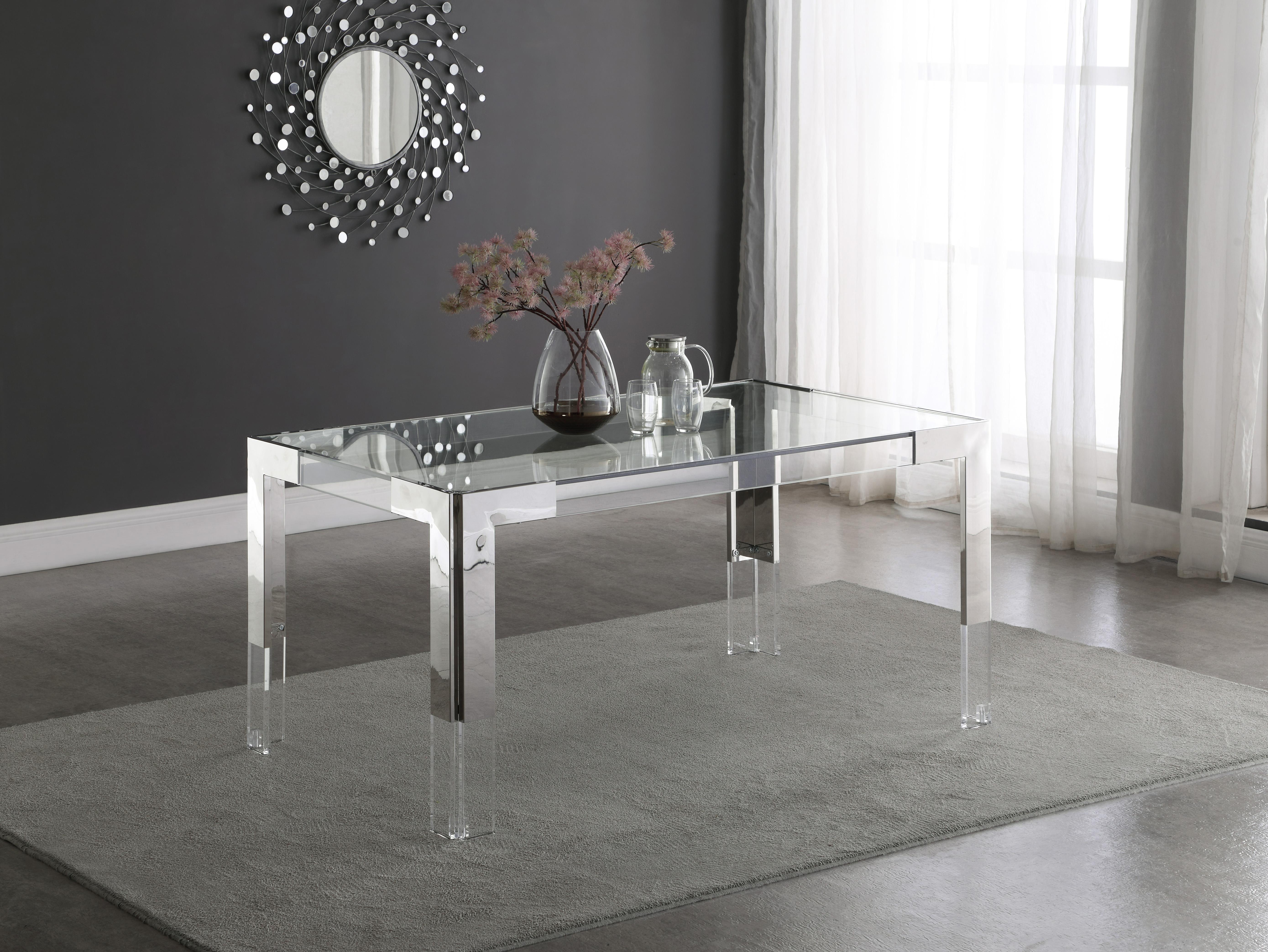 Casper Rich Chrome Dining Table