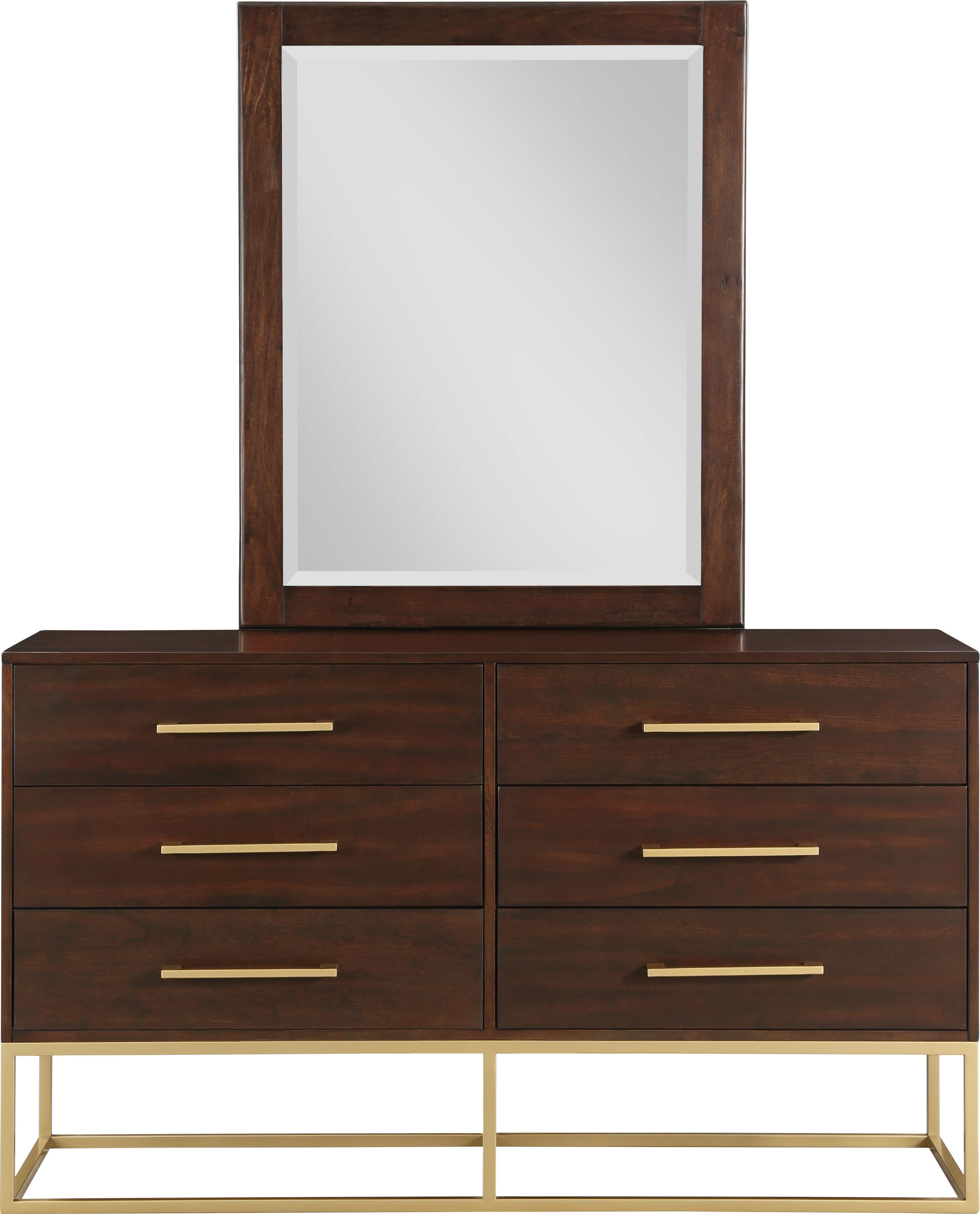 Maxine Cherry / Gold Dresser