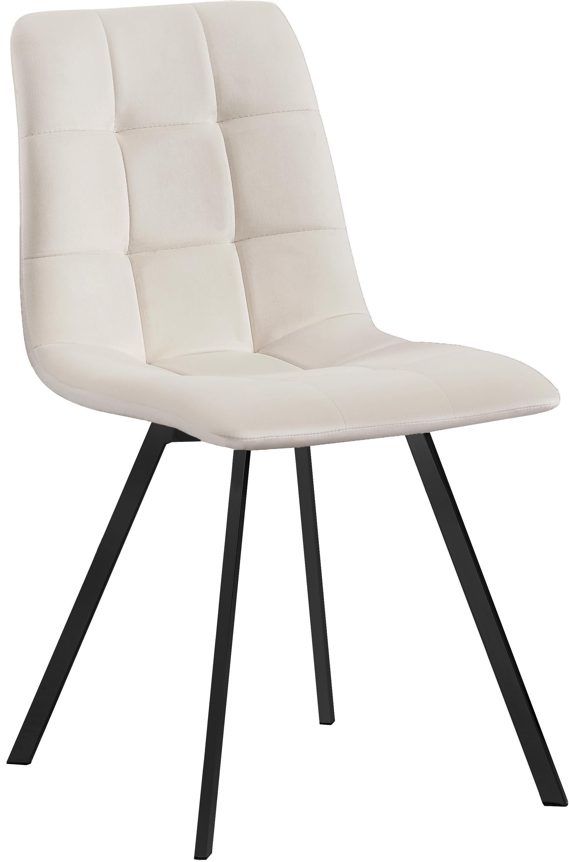 Annie Cream Velvet Dining Chair